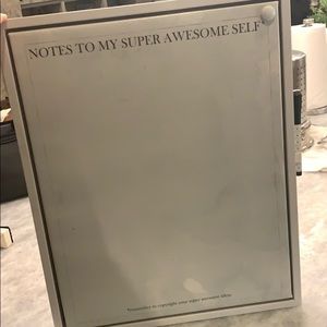 Magnetic Dry Erase Board, 20x16 Inches White Frame